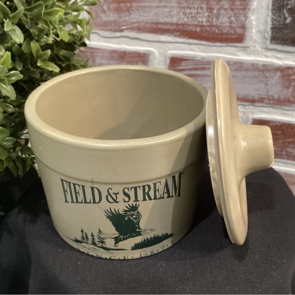 Field & Stream Since 1871 - Ceramic & Metal Crafted Decanter type Lidded Jar - Picture 7 of 12